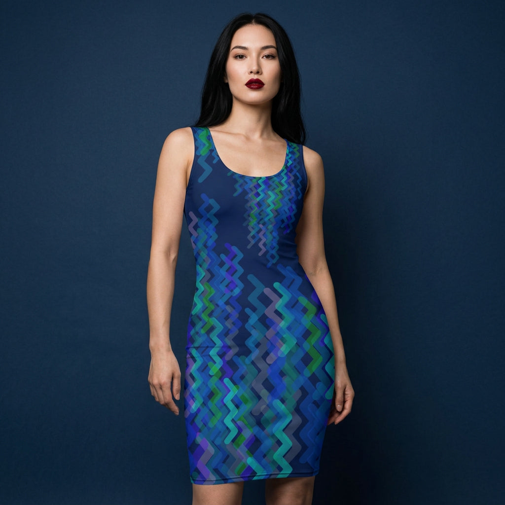 Bodycon dress print39Bkl2