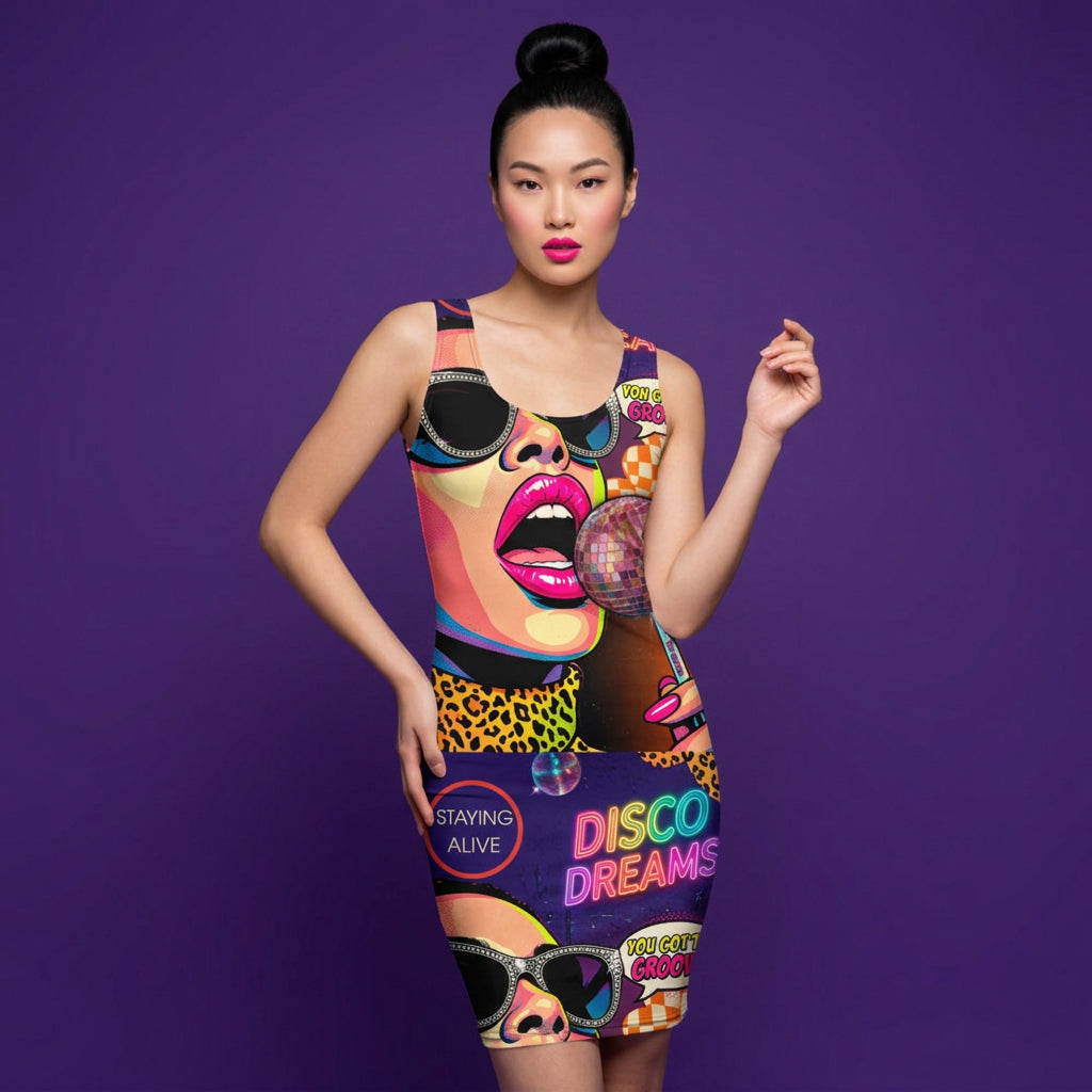 Bodycon dress print119kl1b