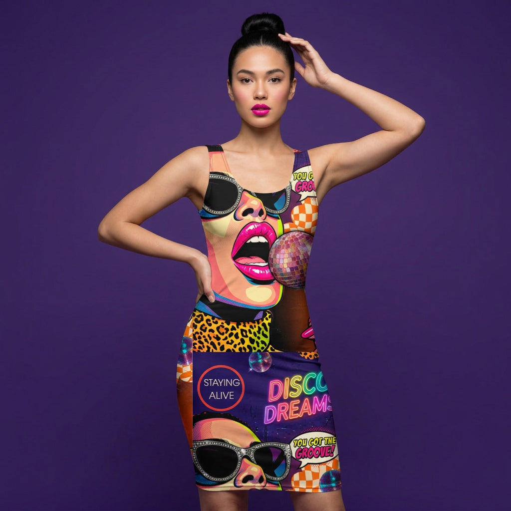 Bodycon dress print119kl1b