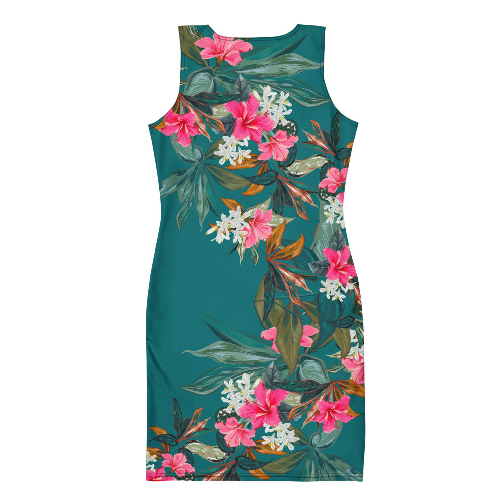 Bodycon dress Tropical Flower