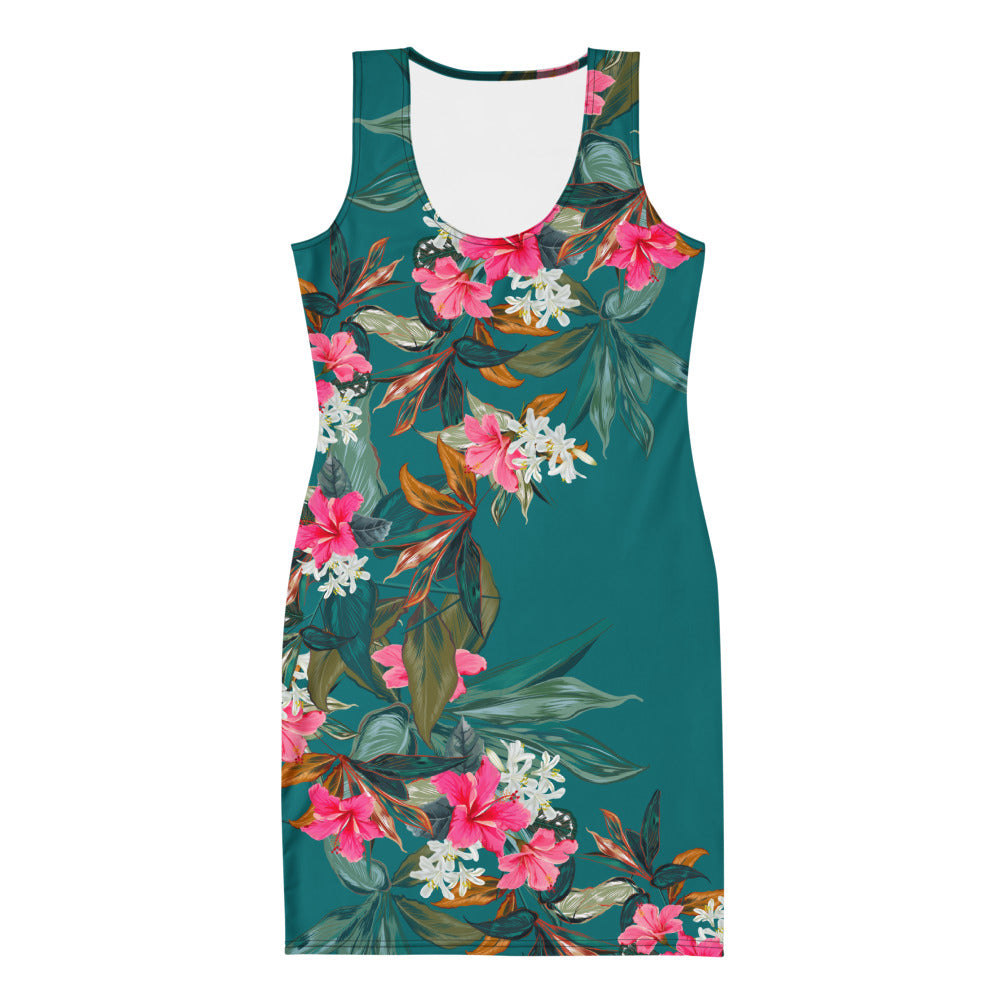 Bodycon dress Tropical Flower