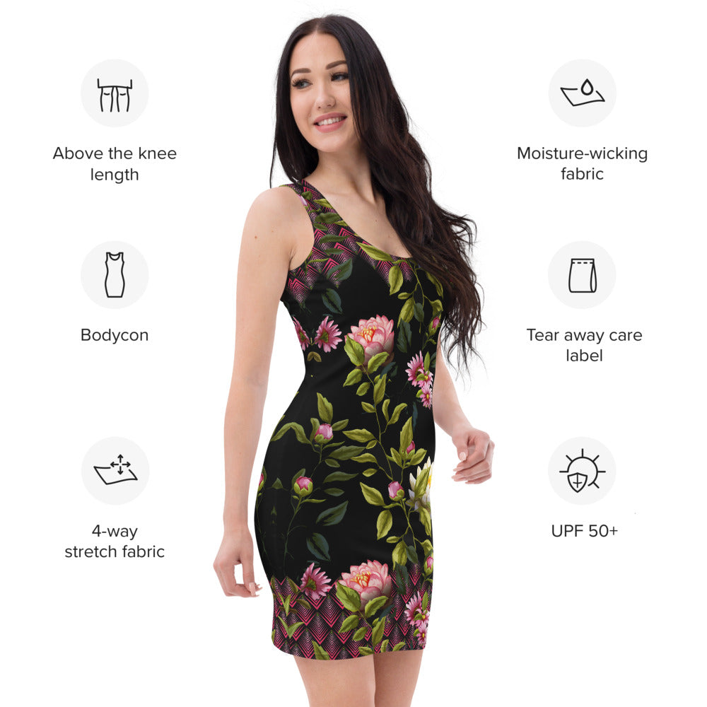Bodycon dress Wyber Flower