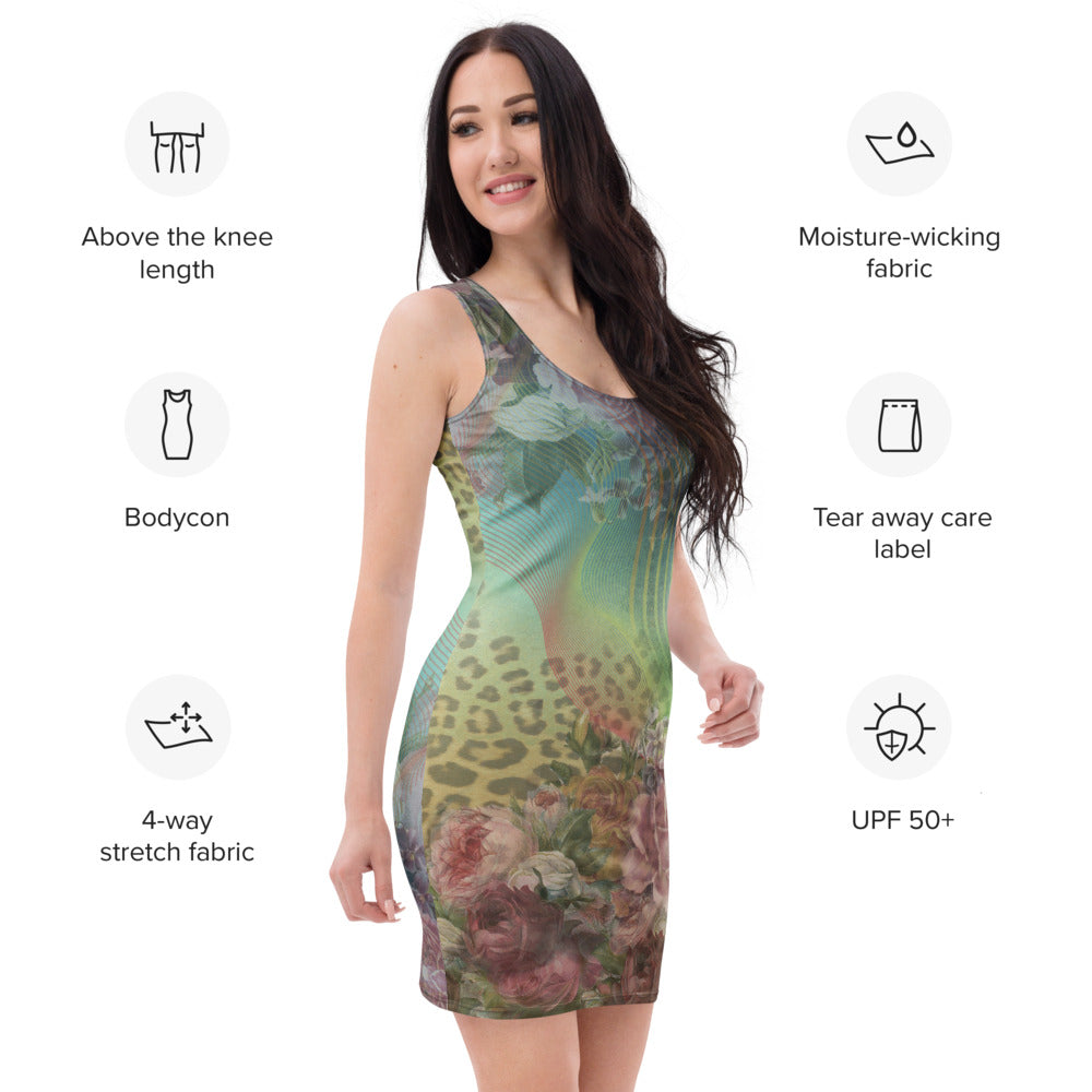 Bodycon dress FlowerAnimal