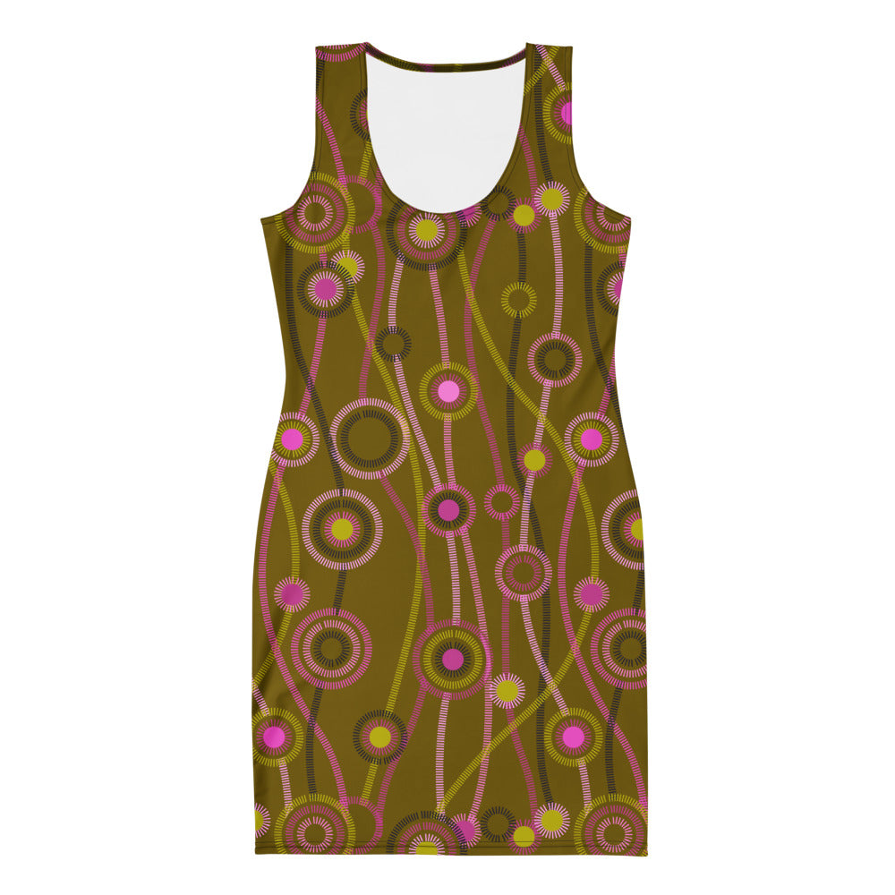 Bodycon dress print74kl4