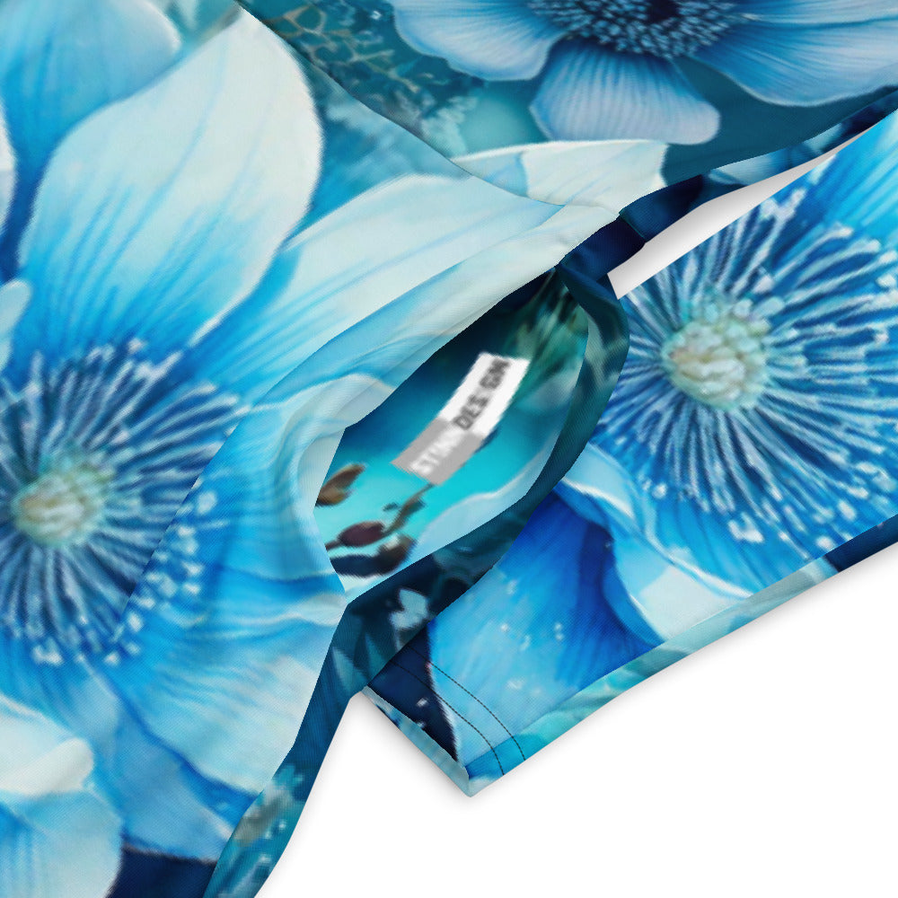 All-over print long sleeve midi dress 116B