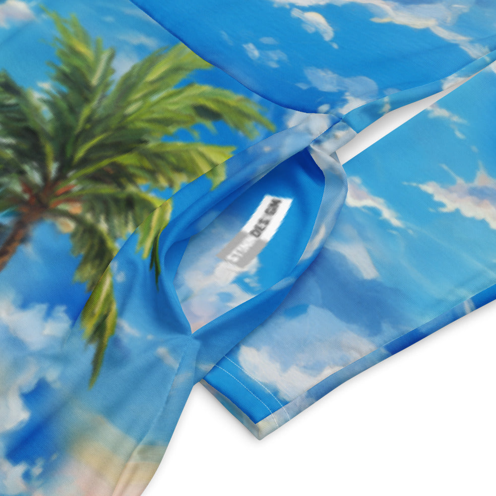 All-over print long sleeve midi dress 271