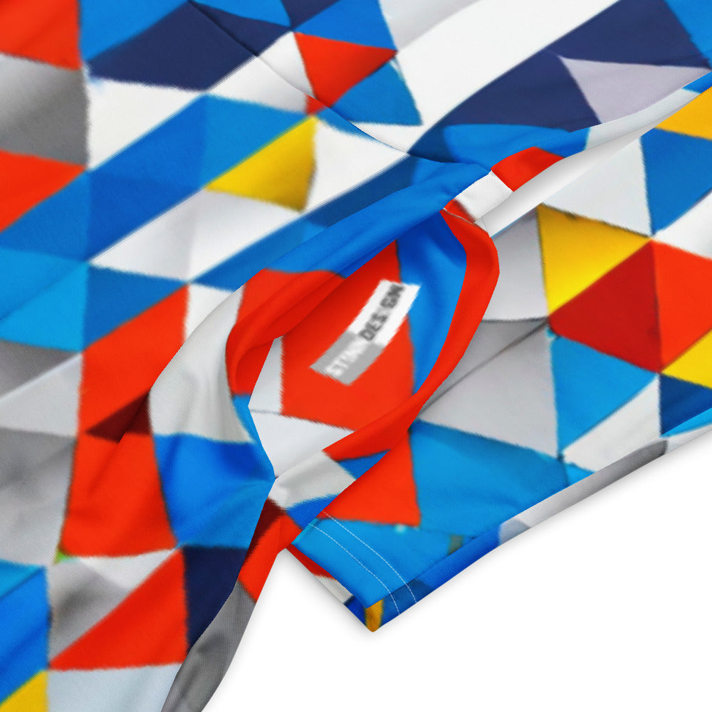 All-over print long sleeve midi dress 56E