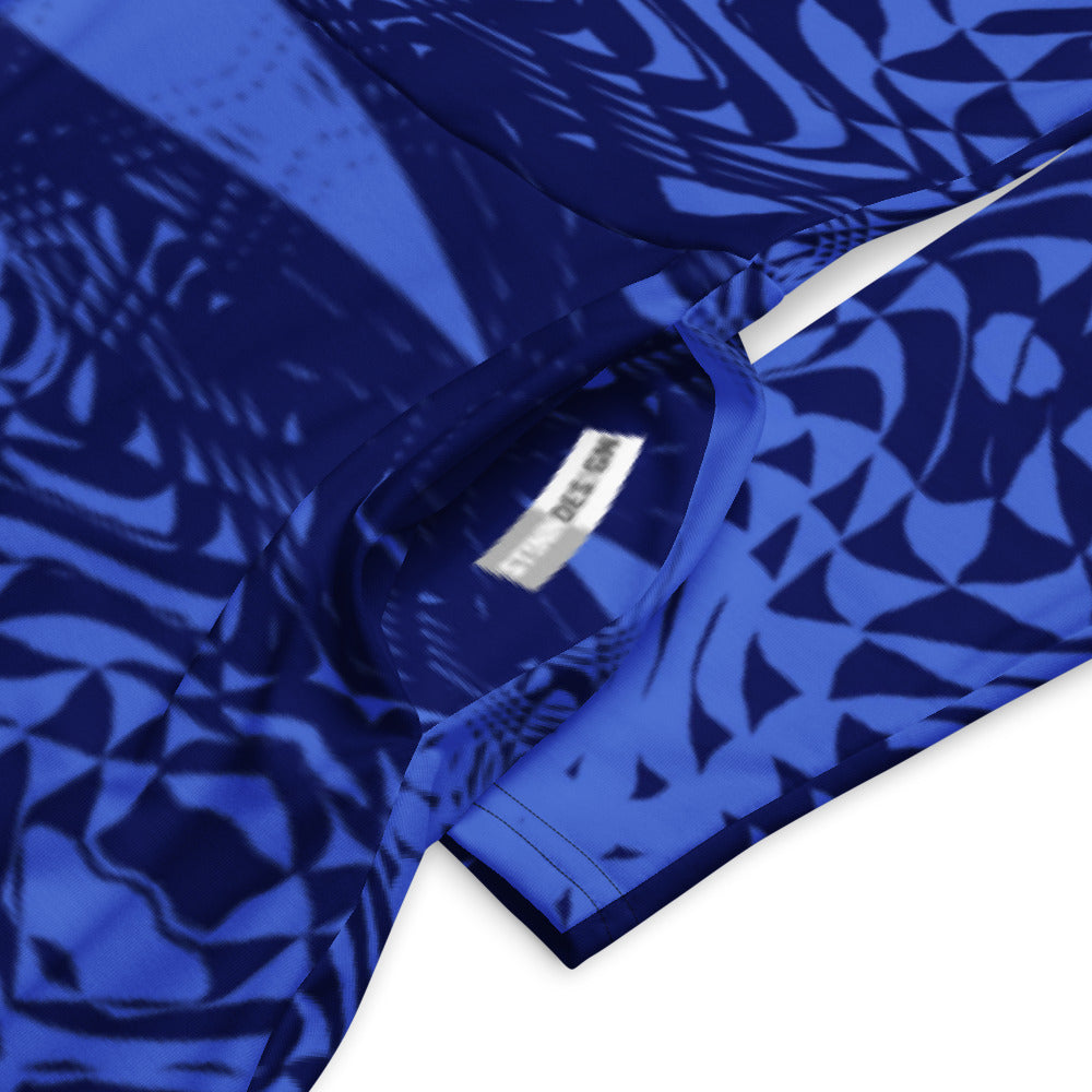 All-over print long sleeve midi dress Linde 1ikl3