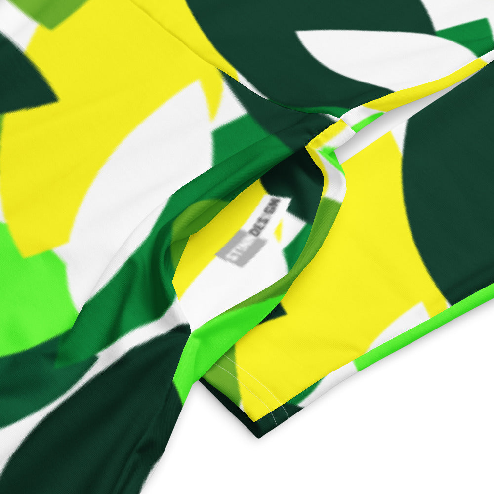 All-over print long sleeve midi dress 338kl1